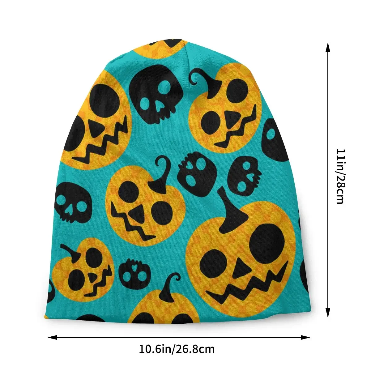 Halloween Trick or Treat Outdoor Thin Hats Blue Pumpkins Bonnet High Quality Skullies Beanies Caps