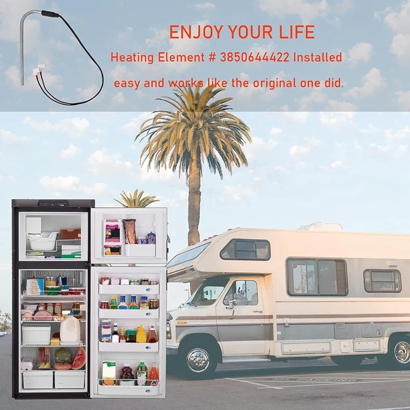 Heating  Replace 3850644422 For Dometic Refrigerator (325W 120Vac) For Dometic RM2652/DM2652/DM2852/DM2662/DM2663