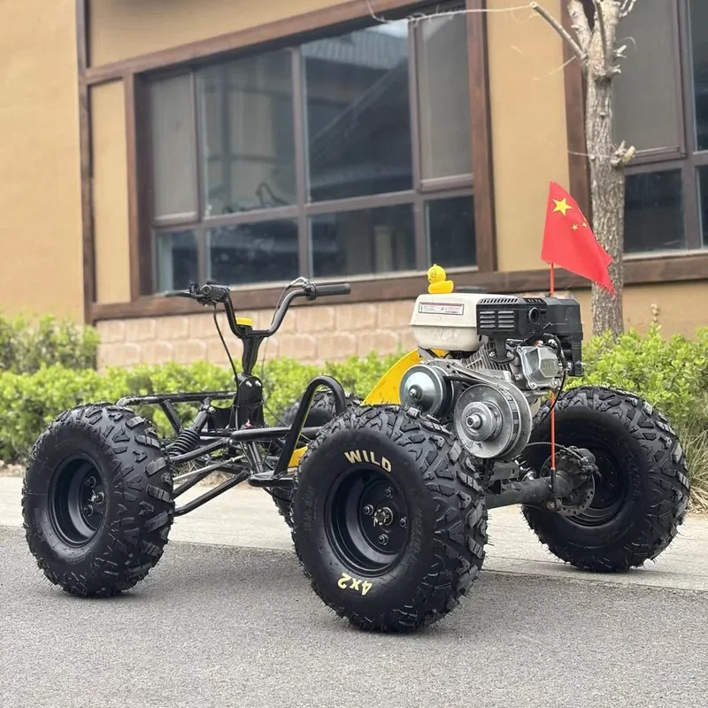 Off-road kart outdoor two-stroke six-inch red kart drift ATV