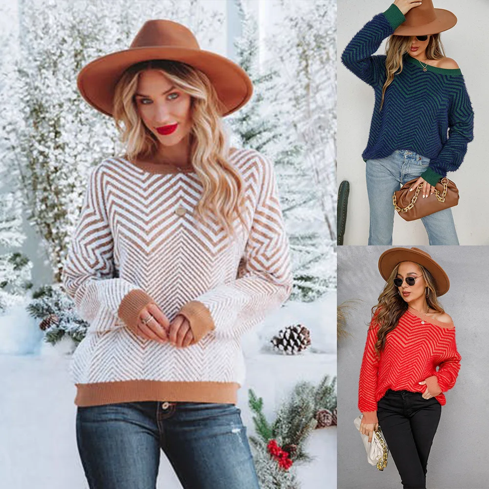 

Новый вязаный свитер с круглым вырезом и капюшоном, с длинными рукавами, коллекция Весна-Осень 2026