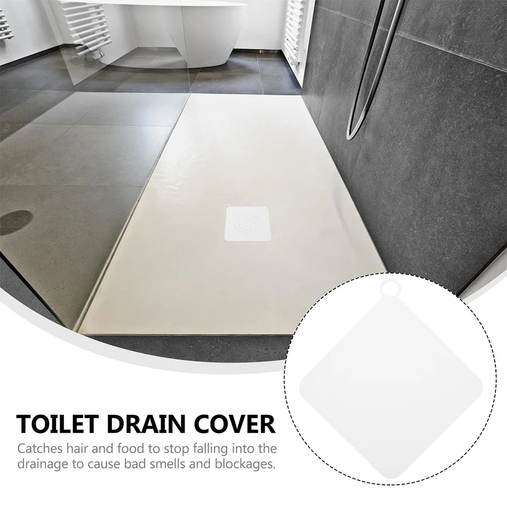 

2pcs Silicone Drain Covers For Kitchen Bathroom Sink Sewer Cover Sewer Cover Drain Filter Hair Catcher Block Clogs