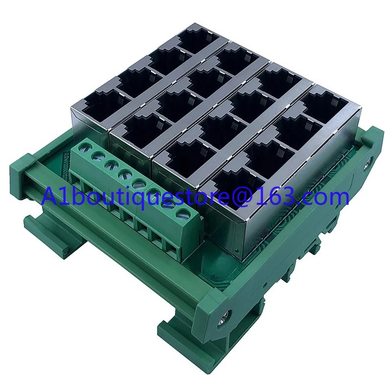 وحدة واجهة متعددة الشبكات RJ45 8 16 حافلة واجهة متعددة الشبكات RS485 محور الاتصالات Modbus #1