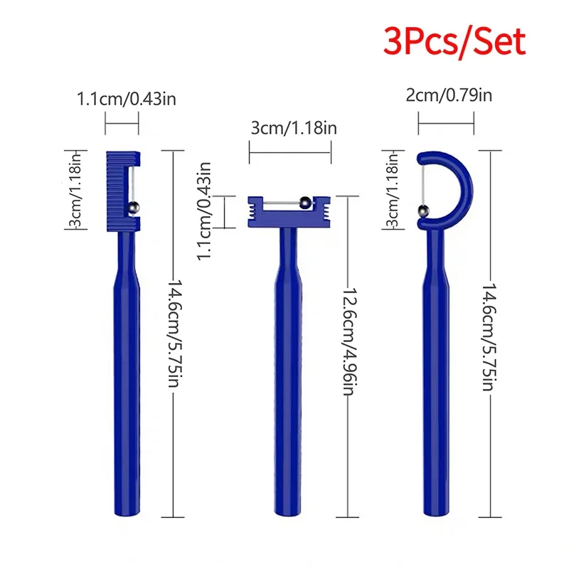 ＆3Pcs Tongue Tip Oral Care Exercise For Children Speech Therapy Autism Sensory Rehabilitation Oral Tongue Muscle Trainer Tool