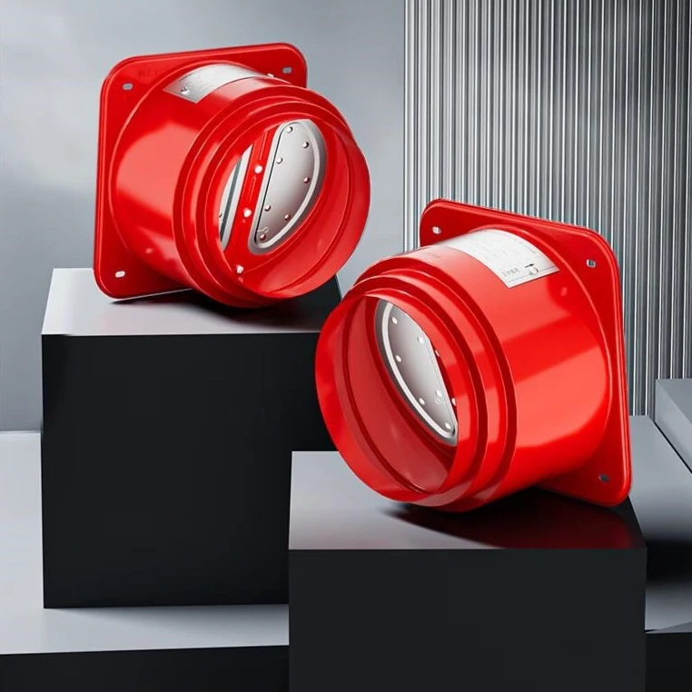 

Bathroom Device Special Flue Gas Duct Valve Carbon Steel Special Anti Reverse Smoke Exhaust Valve for Range Hood Flue Gas Duct