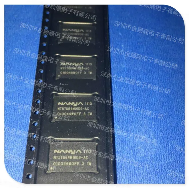 5 piezas NT5TU64M16DG-AC 1Gb DDR2 SDRAM NANYA BGA