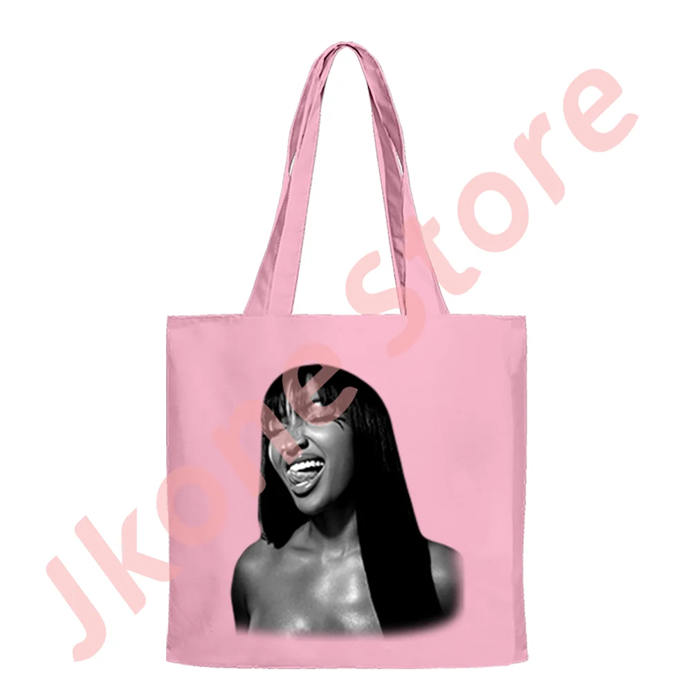 Shenseea non arriva mai in ritardo qui Merch Tote Tour nuovo Logo borse a tracolla donna uomo moda Casual Streetwear Bag