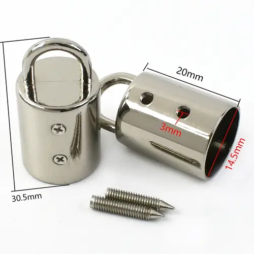 5/10/20Pcs 14mm Bag Metal Buckles Handbag Strap Tassel Cap Clasp Hook Connector Hanger Rope Cord Lock DIY Hardware Accessories - Image 8