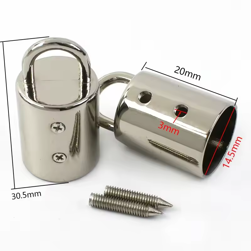 5/10/20Pcs 14mm Bag Metal Buckles Handbag Strap Tassel Cap Clasp Hook Connector Hanger Rope Cord Lock DIY Hardware Accessories - Image 8