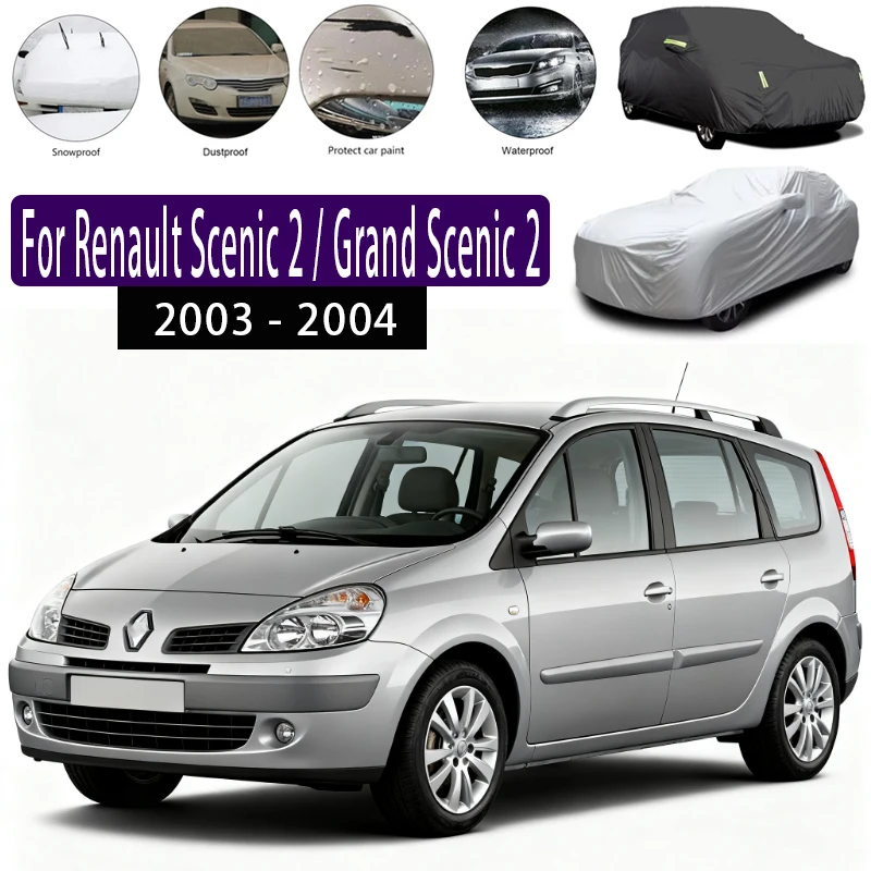 

For Renault Scenic 2 / Grand Scenic 2 Outdoor Protection Full Car Covers Snow Cover Sunshade Waterproof Dustproof Exterior