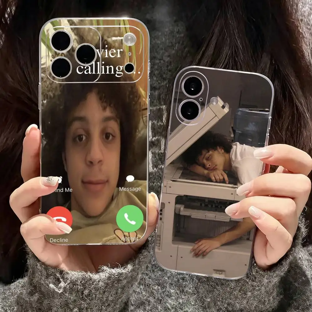 

X-Xaviersobased Funny Phone Case For iPhone17,16,15,14,13,12,11 Plus,Pro Max Soft Transparent Cover