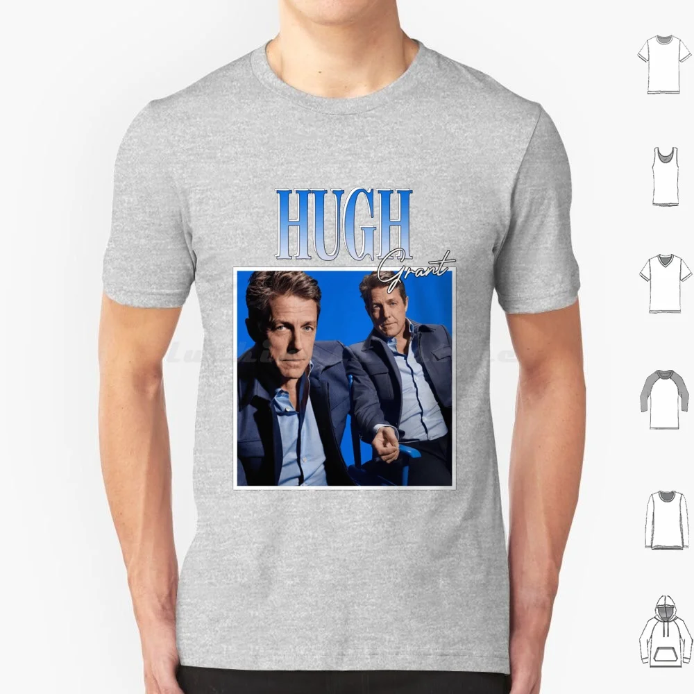 Hugh Grant T Shirt Cotton Men Women DIY Print Hugh Grant Trend