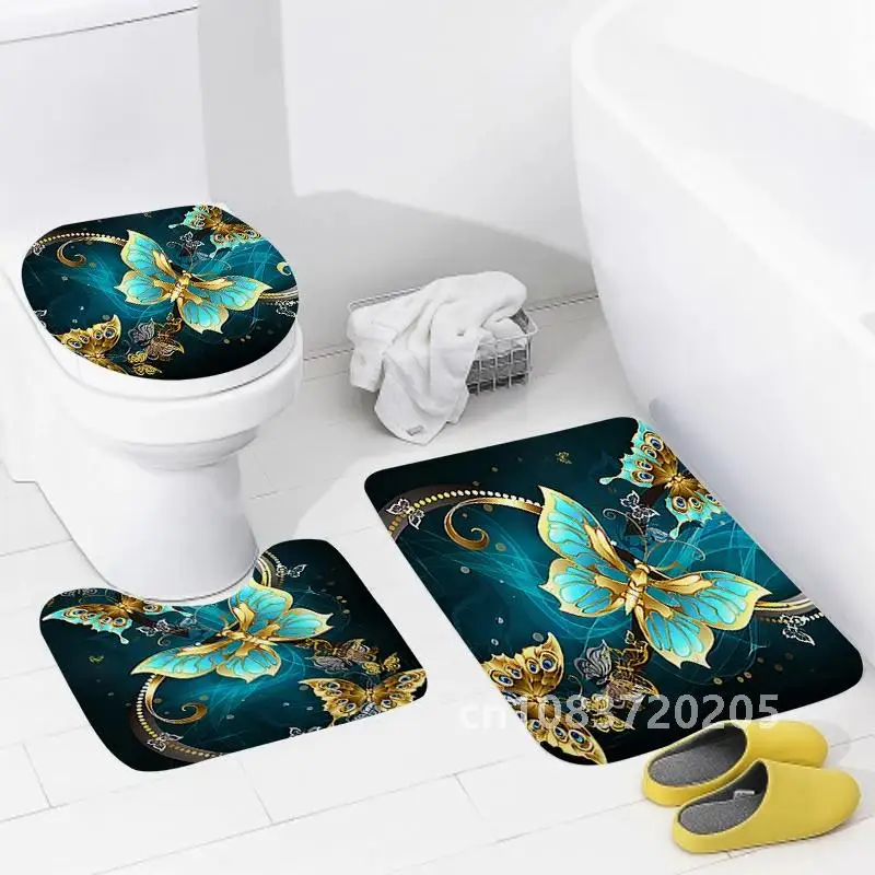 home bathroom floor mats Modern Nordic style Bath Foot mat modern bathroom accessories rug Toilet mat Bathtub anti-slip carpet