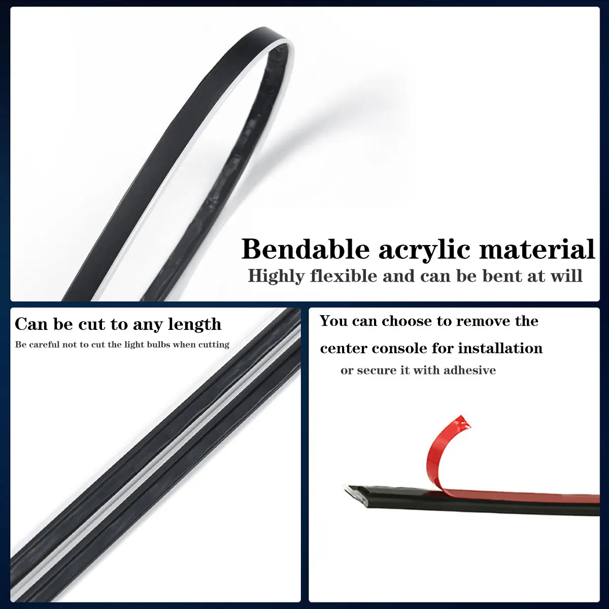 สำหรับรถฟอร์ด โฟกัส MK1 C170 ปี 2000~2004 2001 2/18 ชุดไฟตกแต่งภายในรถยนต์แบบ LED สำหรับไฟท้าย ไฟภายในห้องโดยสาร ไฟ LED แบบ USB RGB Ensemble Streamer