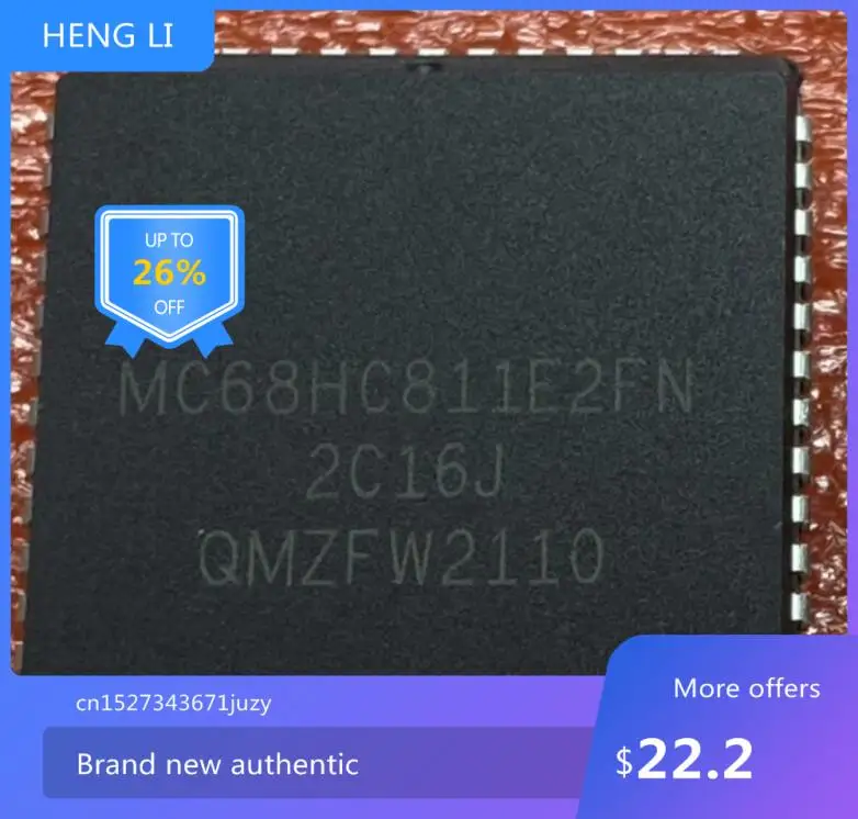 100% NEUE MC68HC811F2CFN2