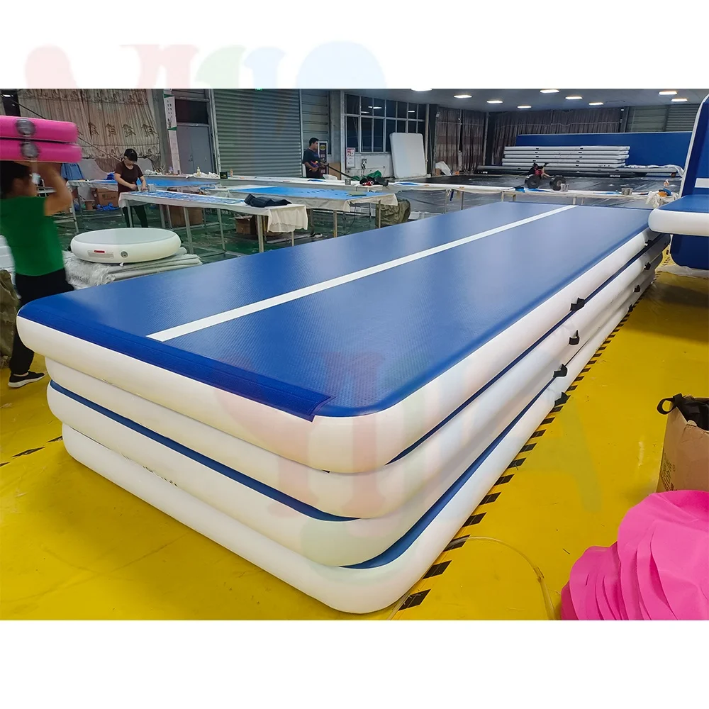 

Customized Gymnastique Gonflable Bouncing Mattress Home Use Gymnastics Folding Tumbling Mats Inflatable Airtrack for Gym Studios