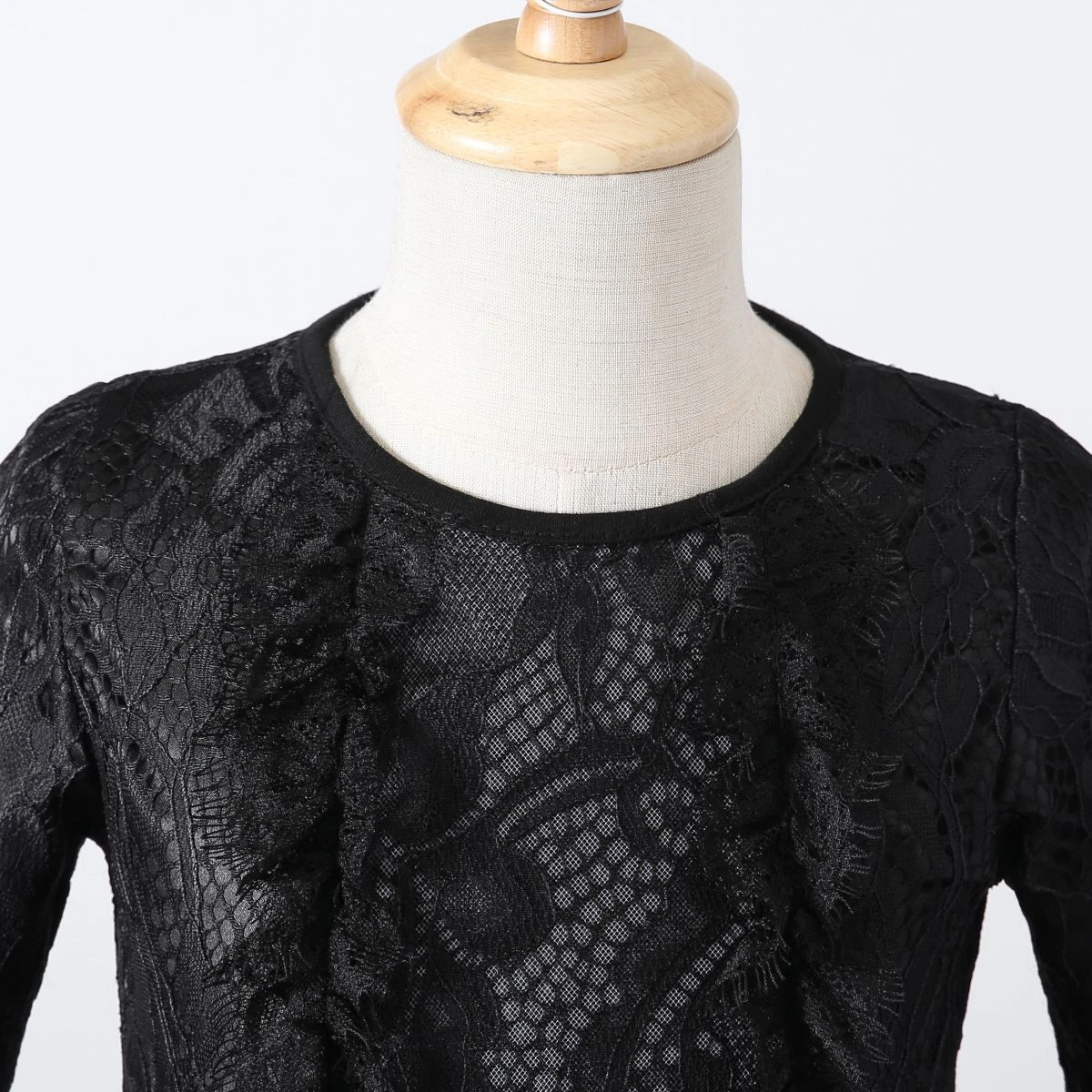 Mädchen Kostüm Dunkle Gefallene Engel-Königin, Spitzen-Tüllkleid, Horn-Stirnband, Federflügel, Zepter, Halloween-Karneval-Kinder-Cosplay-Outfit – Detail 21