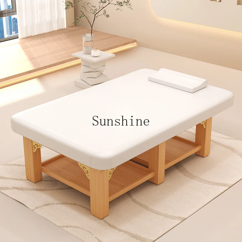 

Большая кушетка из массива дерева для спа-процедур и тайского массажа FT