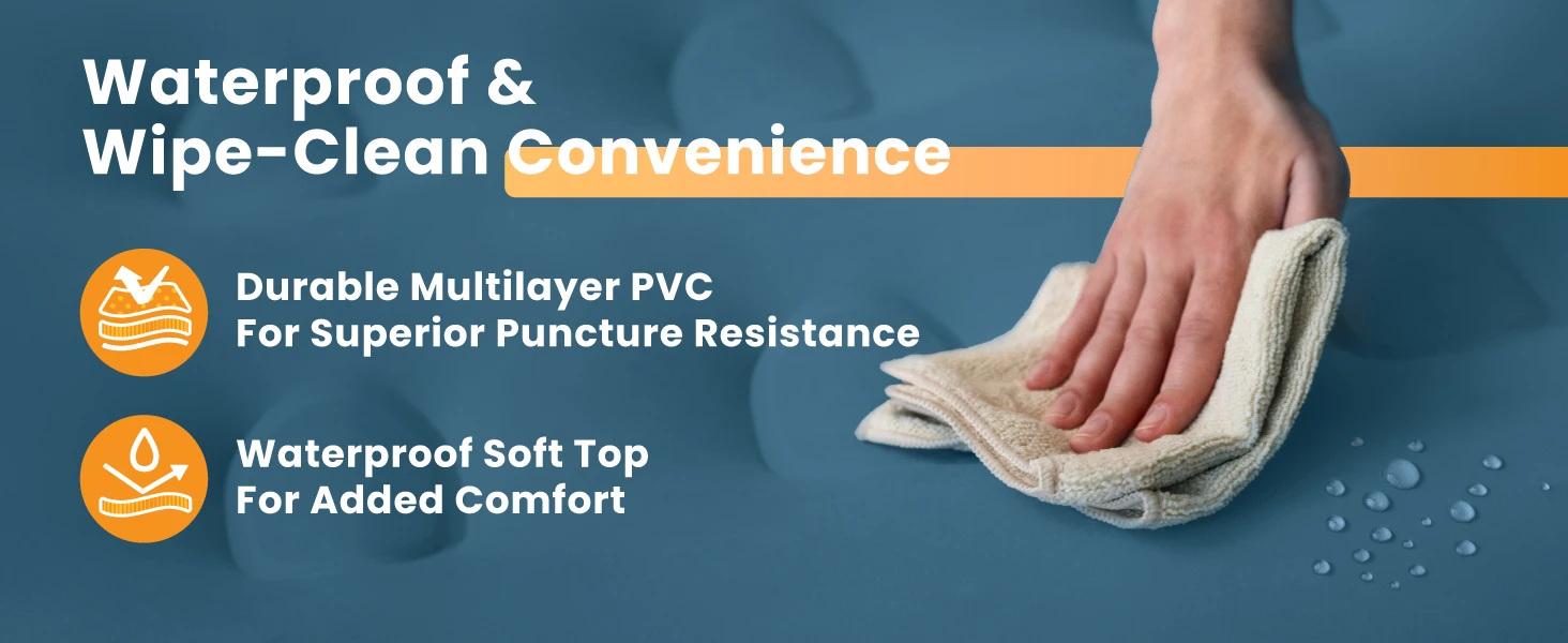 air mattress Twin with built in pump