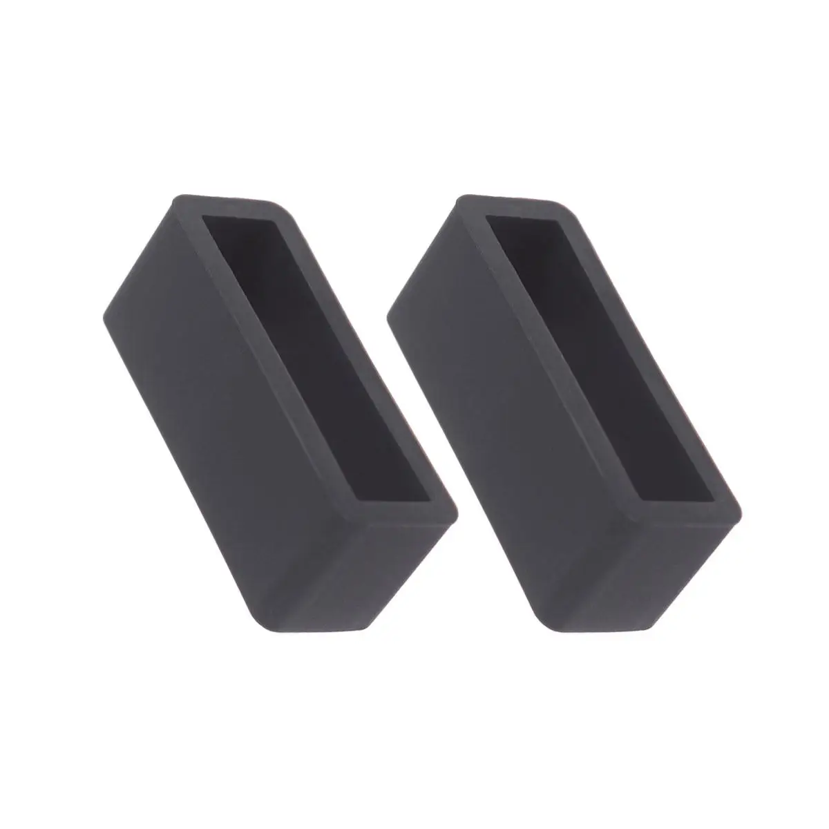 2Pcs 22Mm Premium Silicone Watch Strap Loop Easy Quick Install Soft Comfortable Wristband Ring for Bands