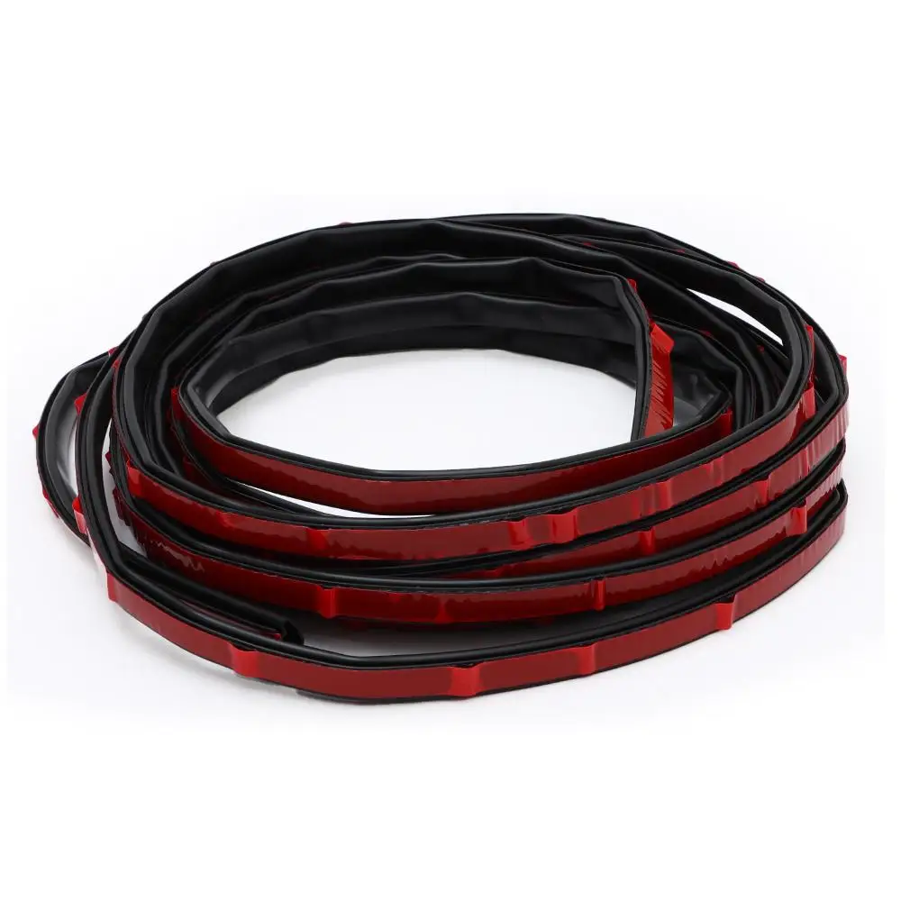 

Rainproof 6m Weather Stripping Door Seal D Shape Self-adhesive Door Weather Stripping Black Sound Insulation Doors and Windows