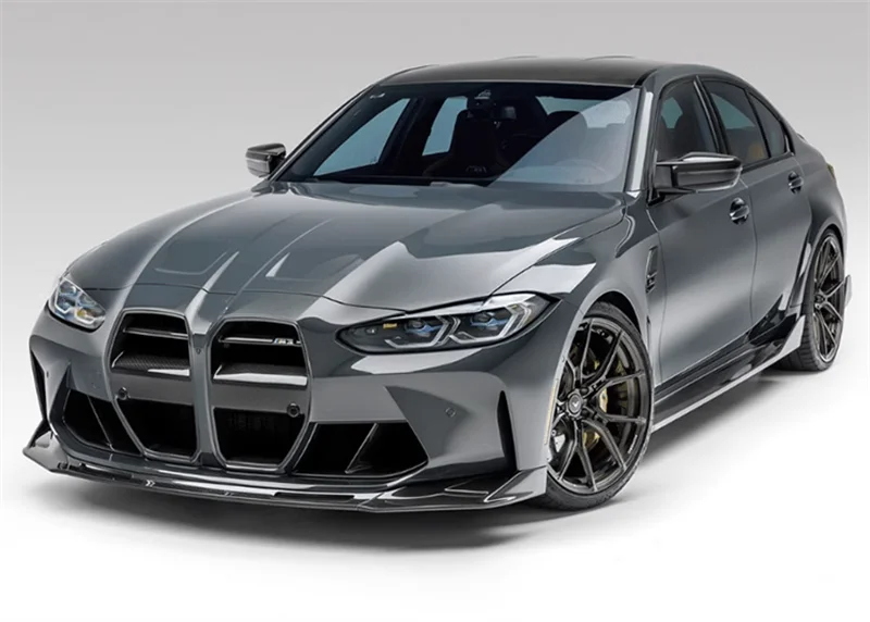 

Used for BMW M3 M4G80 G82 High-quality Carbon Fiber V-style Front Bumper Grille Vent Rear Spoiler Front Lip Body Kit