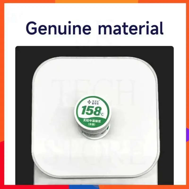 XZZ-Pâte à souder à haute température, 138 ℃/158 ℃, puce IC, CPU 18/boue pour SMD BGA PCB, outil de soudage de réparation, 1 pièce
