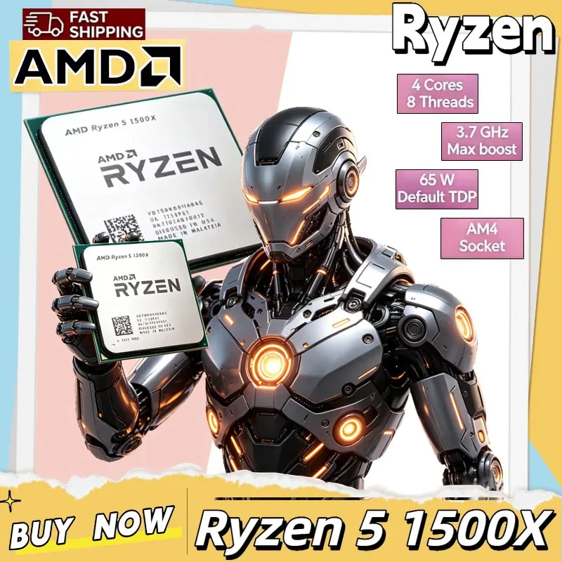 amd-ryzen-5-1500x-processor-4-core-8-thread-35ghz-base-37ghz-max-boost-am4-socket-16mb-cache-14nm-65w-tdp-unlocked-desktop-cpu