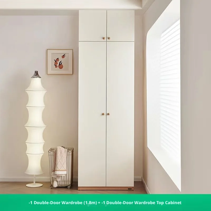 Contemporary Wardrobe with Top Cabinet Wooden Bedroom Storage Cabinet Furniture Set Customized Wardrobe Cloakroompromote sales