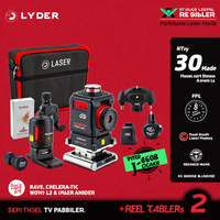 YEVOLT 12/16-Line 3D/4D Green Laser Level Auto-Leveling ±4° Longer Runtime Construction Site One-Tool Multi-Surface Alignment