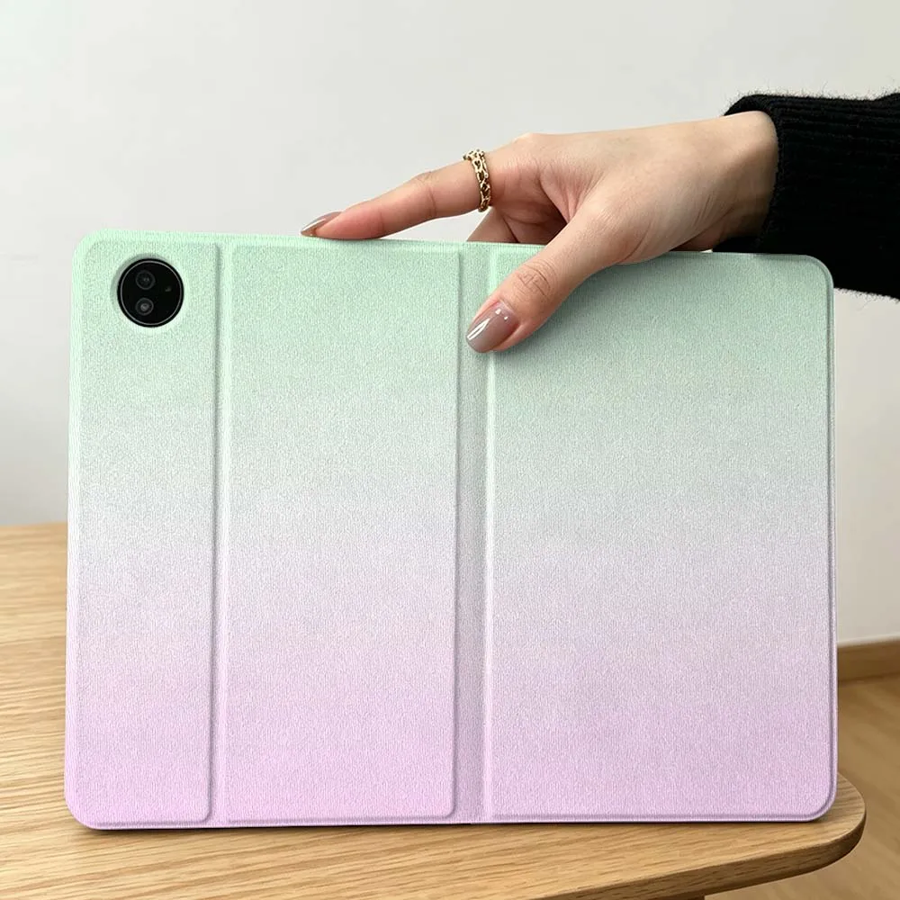 Gradient Background For Lenovo Xiaoxin Pad Pro Tab P12 P11 11 13 11.2 11.5 10.6 inch K11 Plus Tablet Case Pen Tray