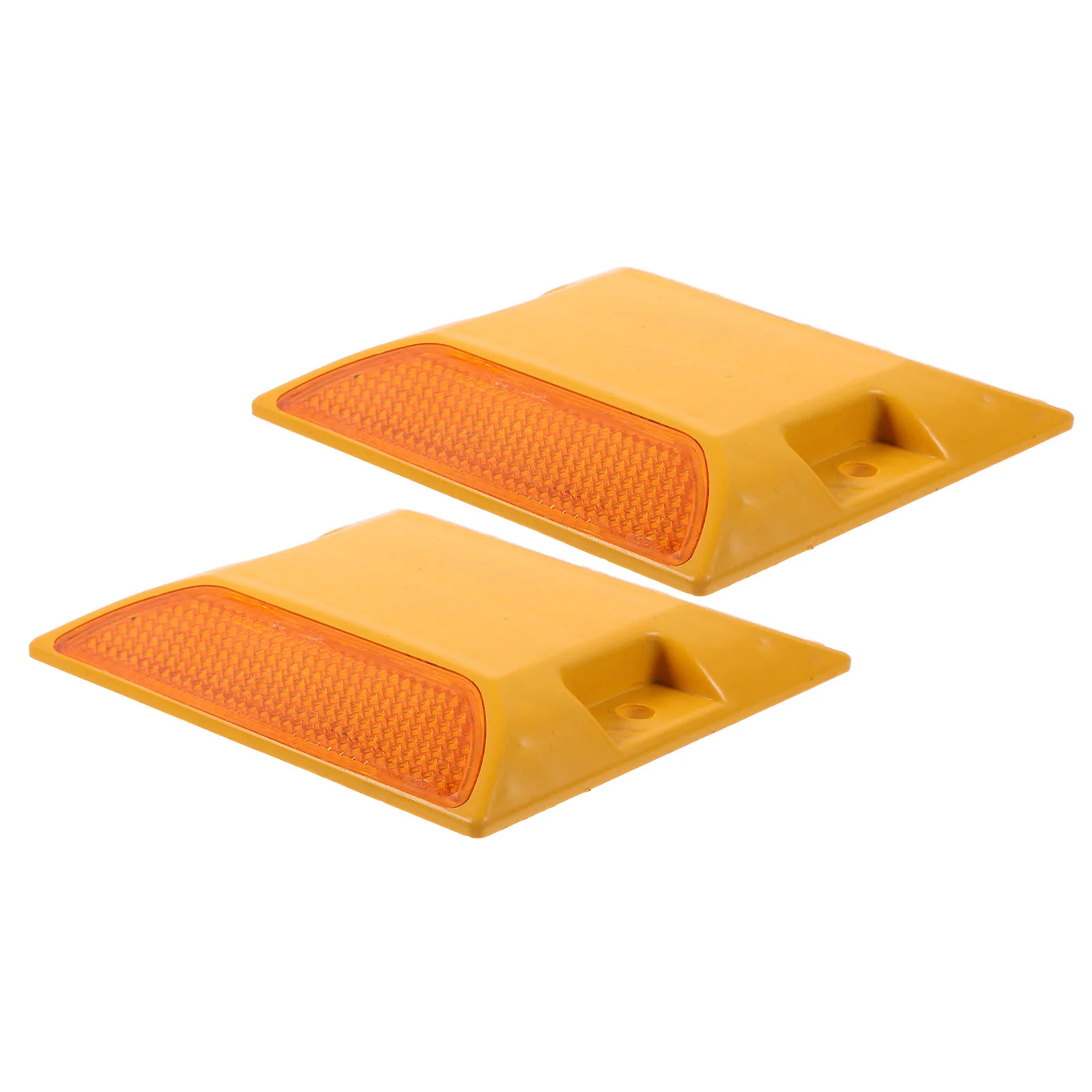 2 個のスタッド反射私道マーカーヘビーデューティ舗装標識夜間視認性安全コーン交通誘導