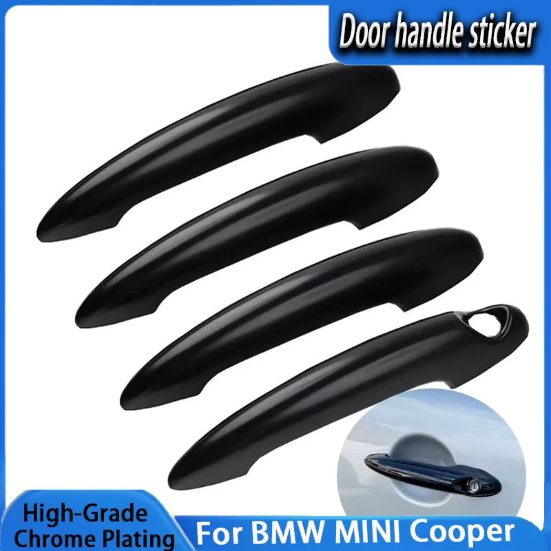 

Car Exterior Decor Gloss Black Door Handle Protector Stickers For BMW MINI Cooper R50 R52 R53 R55 R56 R58 R59 R61 Auto Styling