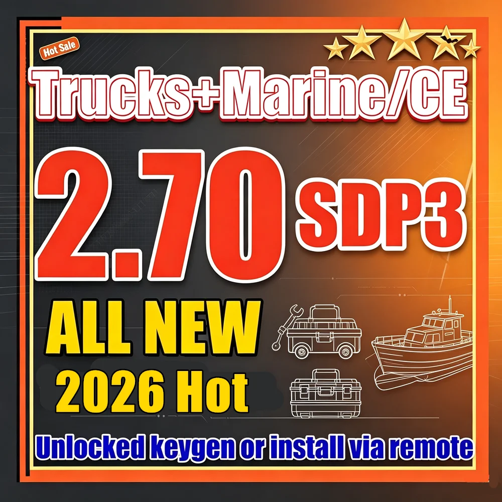 2026 Hot SDP3 2.70 or 2.69 with keygen + XCOM2.54 + SOPS + Multi for Sca.ni.a Truck Buses Engine Diagnostic Programmer Unlimited