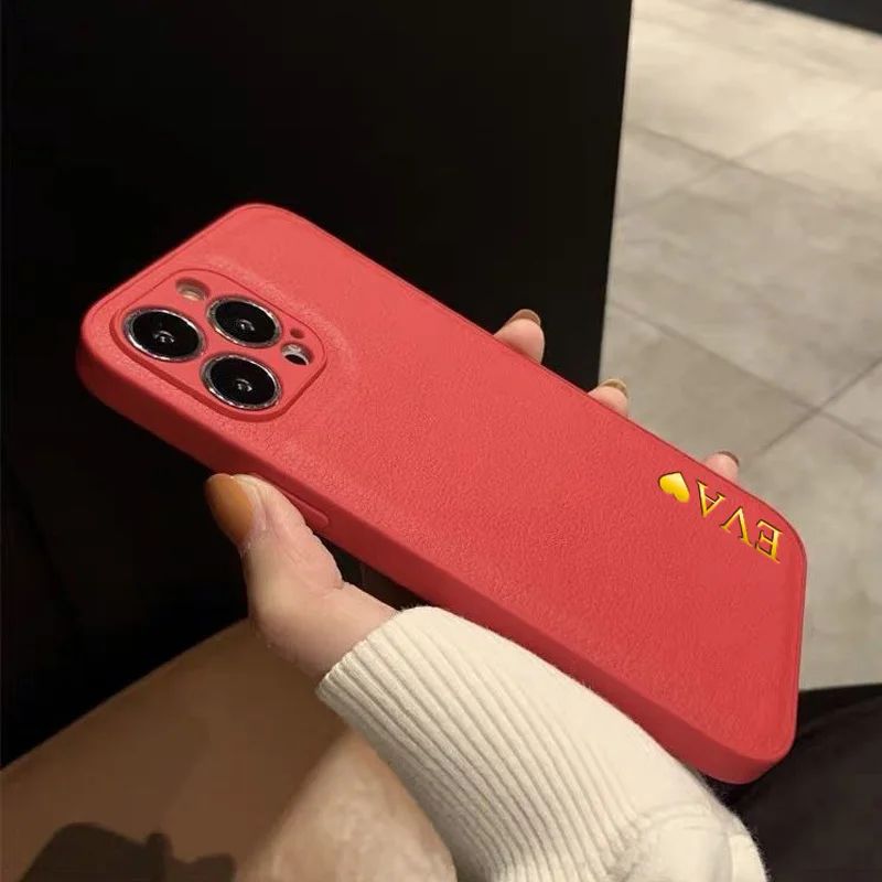 Personalised Custom Name Case 11 12 13 14 15 16 17 Pro Max 17 Air Luxury Leather DIY Initials Letter Cover For iPhone 17 Pro Max