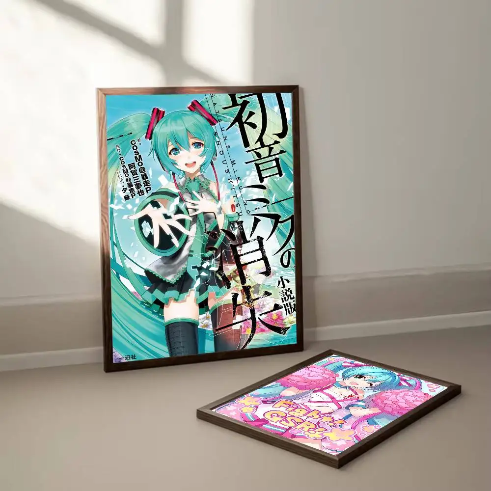 Anime H-Hatsunes M-MikU Poster Print A5 A4 A3 A2 Wall Art Decor For Room Office Gift For Fans view 4