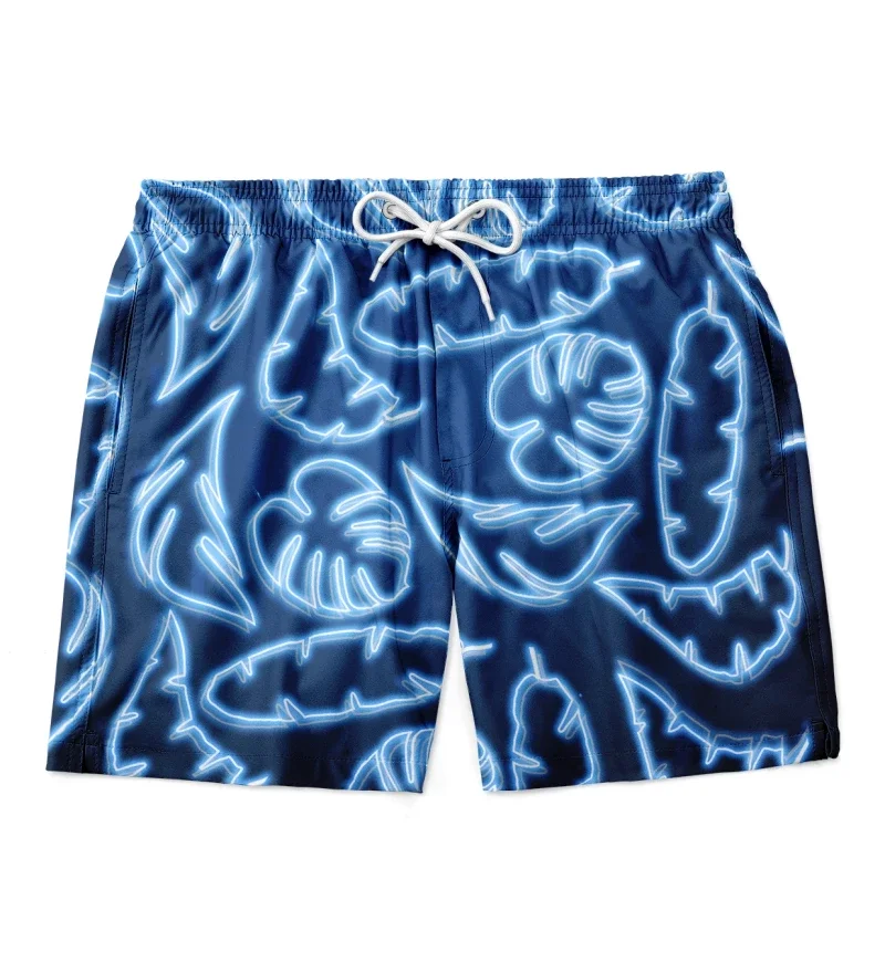 

3D Smiley Face Print men's Casual Shorts Tropical Summer Style Fashion shorts, quick-drying And Comfortable Fit