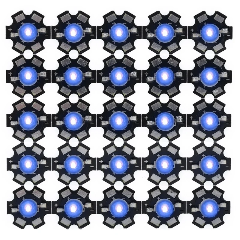 

AXD-3W High Power UV Purple LED Lamp Beads Diode Chips With Aluminium Base