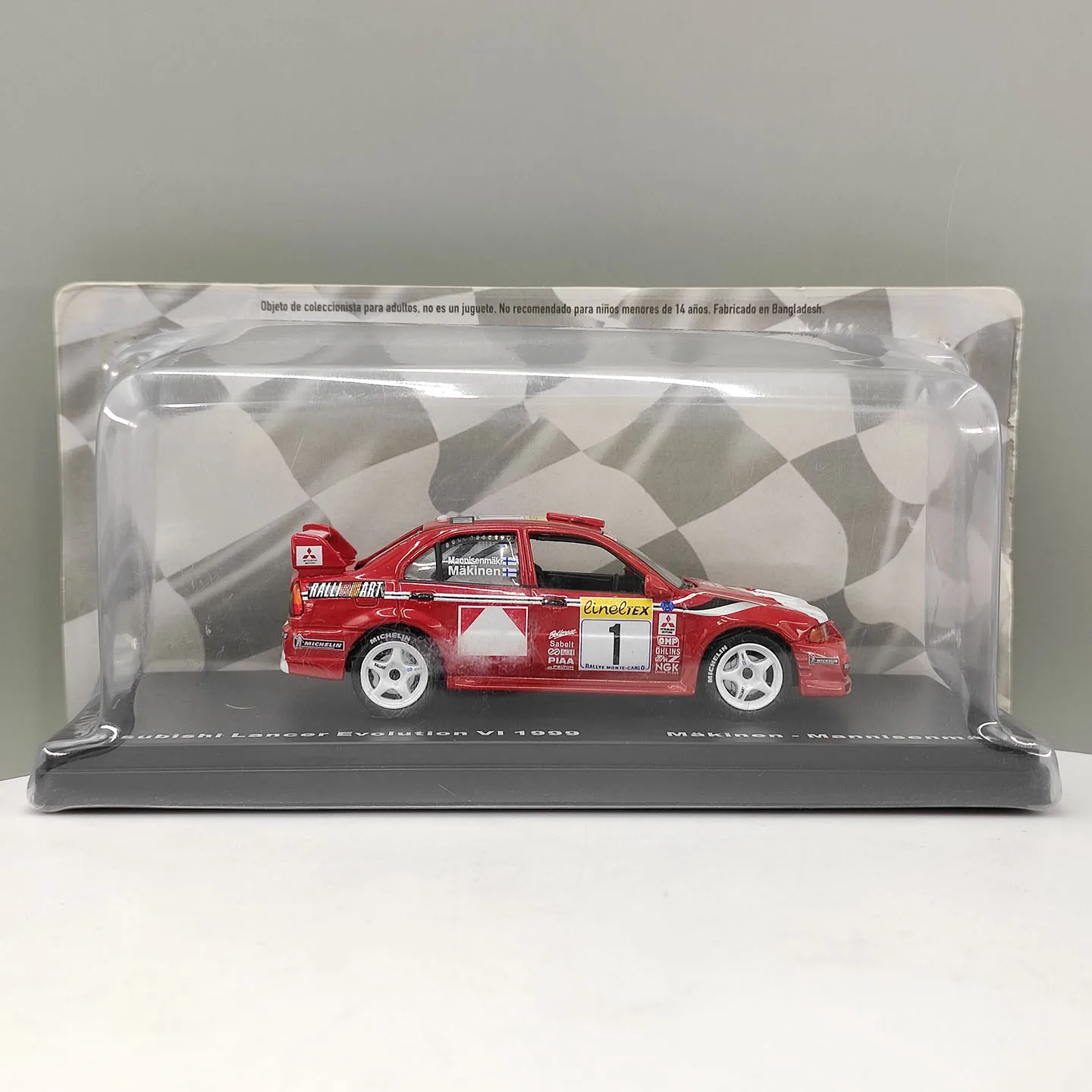Modèle de voiture en alliage à l'échelle 1:43 Evolution VI 1999