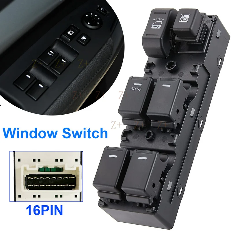 Z+  Front Master Power Window Switch For KIA Sorento 2010-2014 93570-2P100VA 16pins