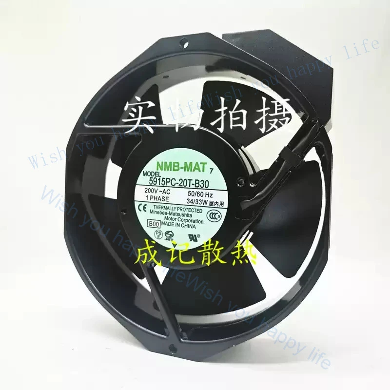 

Вентилятор охлаждения инвертора LL для NMB 5915PC-20T-B30 17238 AC200V 24/33W 17CM