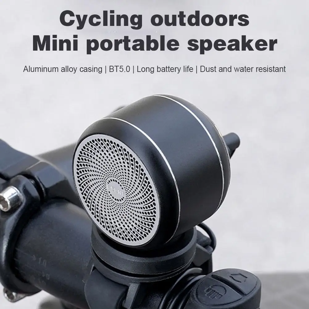 

Bicycle Bell Bluetooth Speaker Safe Riding Electric Audio Horn Electric Bell Mini Car Horn Warning Motorcycle Music Bike H8Z3