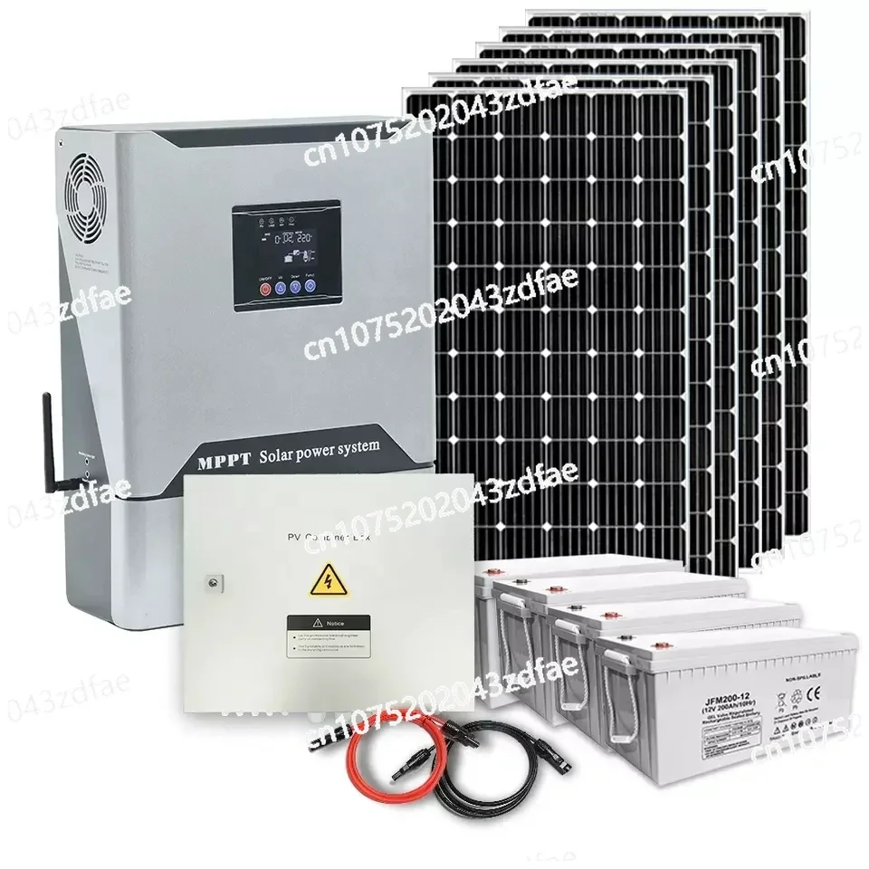 For Complete System Kit for Home 0.3-1KW 1.5-6KW Solar Power Systems Power Storage with Panels Solar Energy System