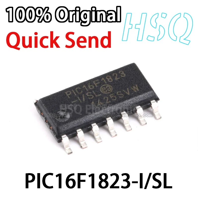 1PCS PIC16F1823-I/SL PIC16F1823 Patch SOP14 Chip 8-bit Microcontroller