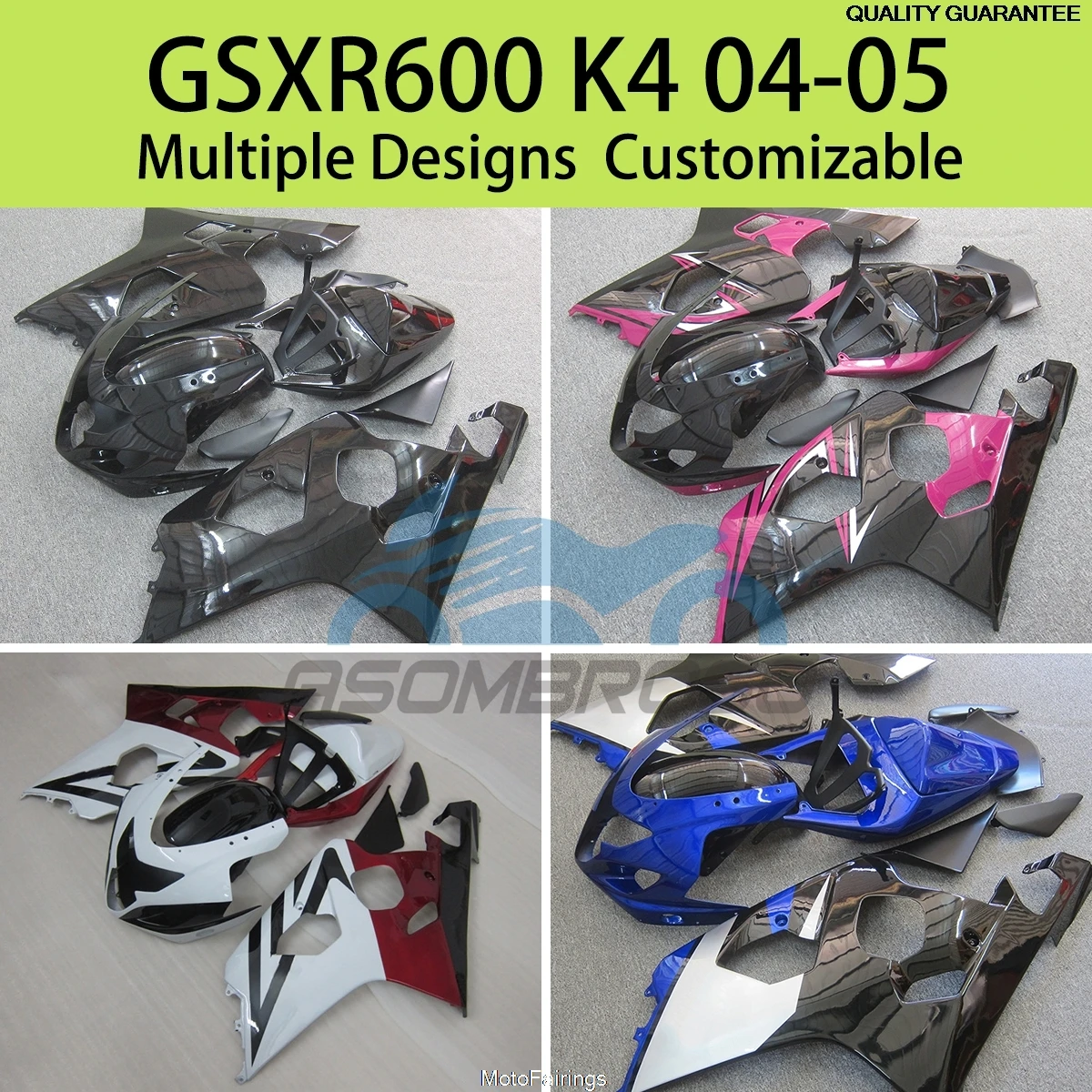 Fits GSXR 600 750 2004 2005 New Style Fairings for SUZUKI GSXR600 GSXR750 K4 04 05 ABS Kit Motorcycle Fairing