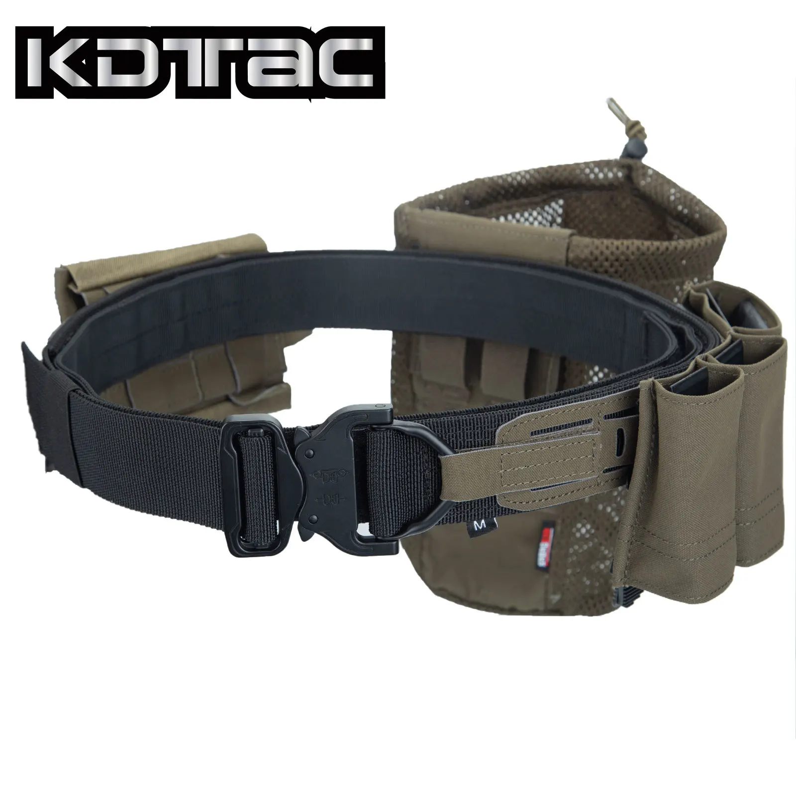 KDTAC Tactical Ronin Belt Set New Release Laser Cutting 1.75 Inch Metal Buckle MOLLE Belt for Airsoft