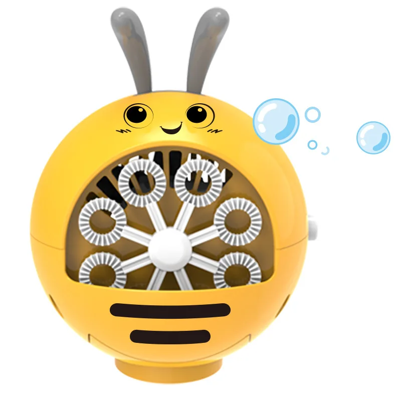 Kid Elektrische Draagbare Cartoon Konijn Magische Bubble Machine Outdoor Speelgoed Dier Zomer Automatische Waterzeepblazer Maker Party Cadeau