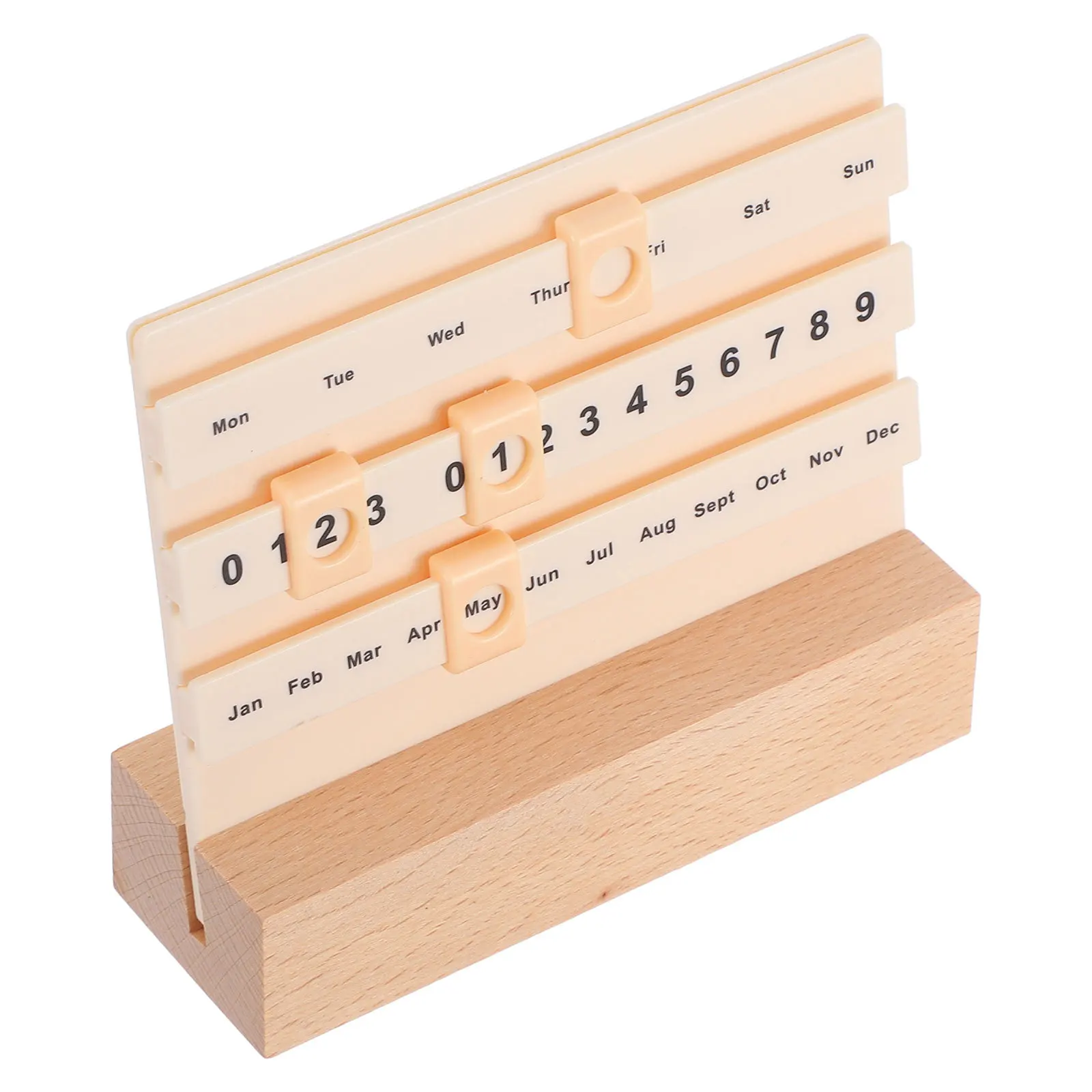 

Wood Block 2024 Desktop Perpetual Calendar Flip Organizer Block Calendar For Desk Wood Desk Calendars Office Home Decor