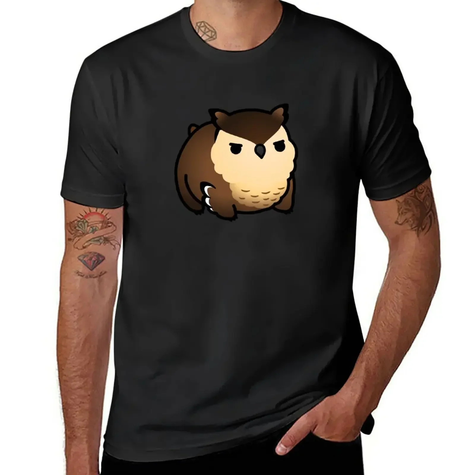 Short Sleeve graphic tees funny t shirts New Chubby Owlbear T-Shirt mens workout shirts manga vintage anime clothes streetwear