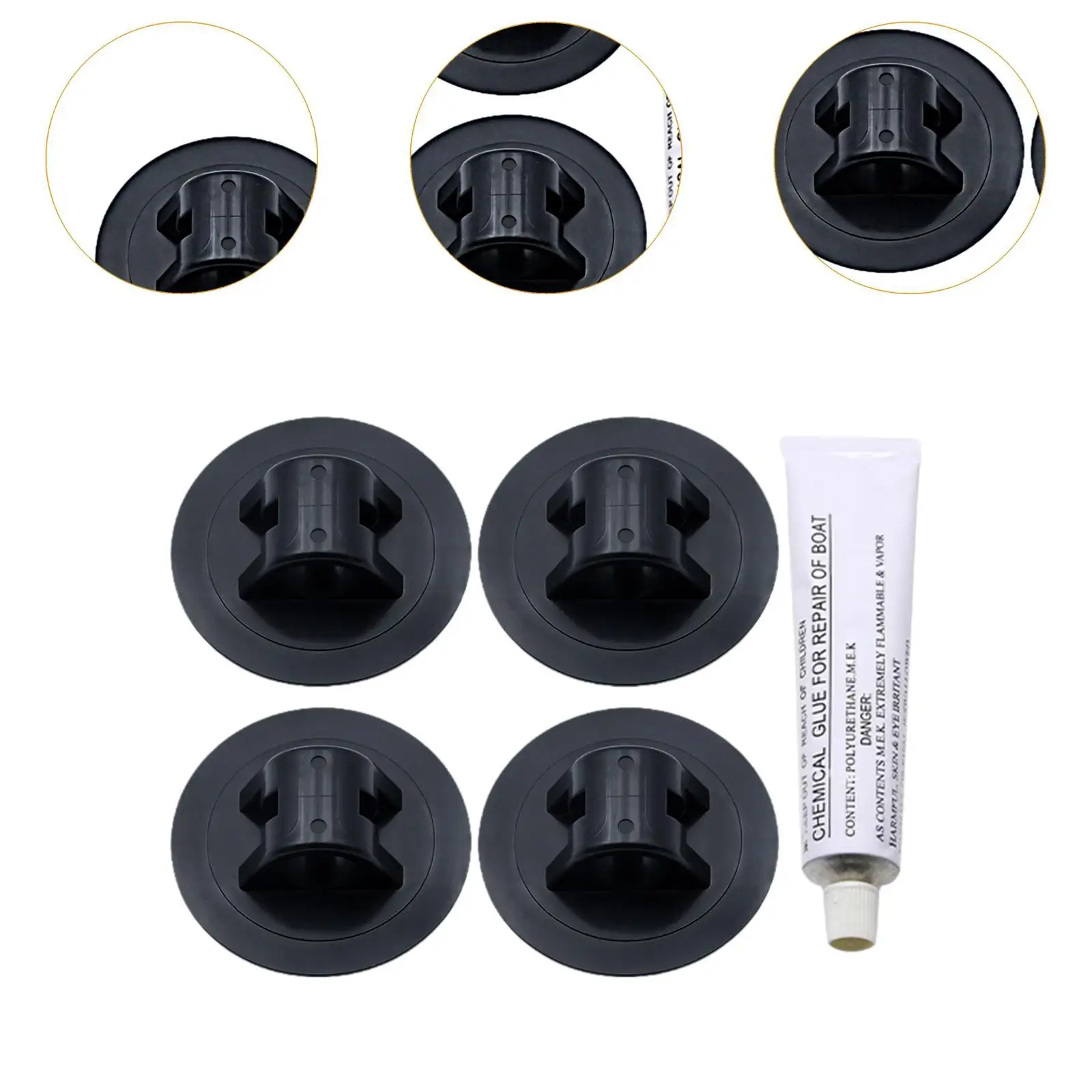 Outboard Engine Motor Bracket Buckle Nylon Mounting Clamp for Fishing Inflatable Boat Accessories Support