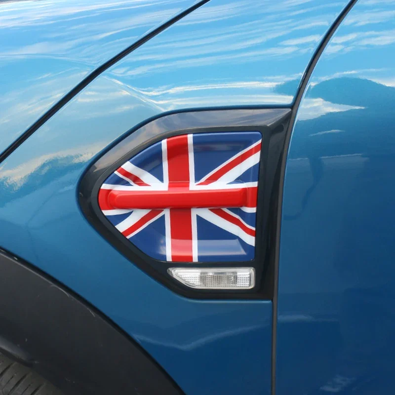 Union Jack Decor Exterior Fender Cover Signal Light Shell Sticker Auto DIY Accessories For Mini Cooper One S JCW F60 Countryman